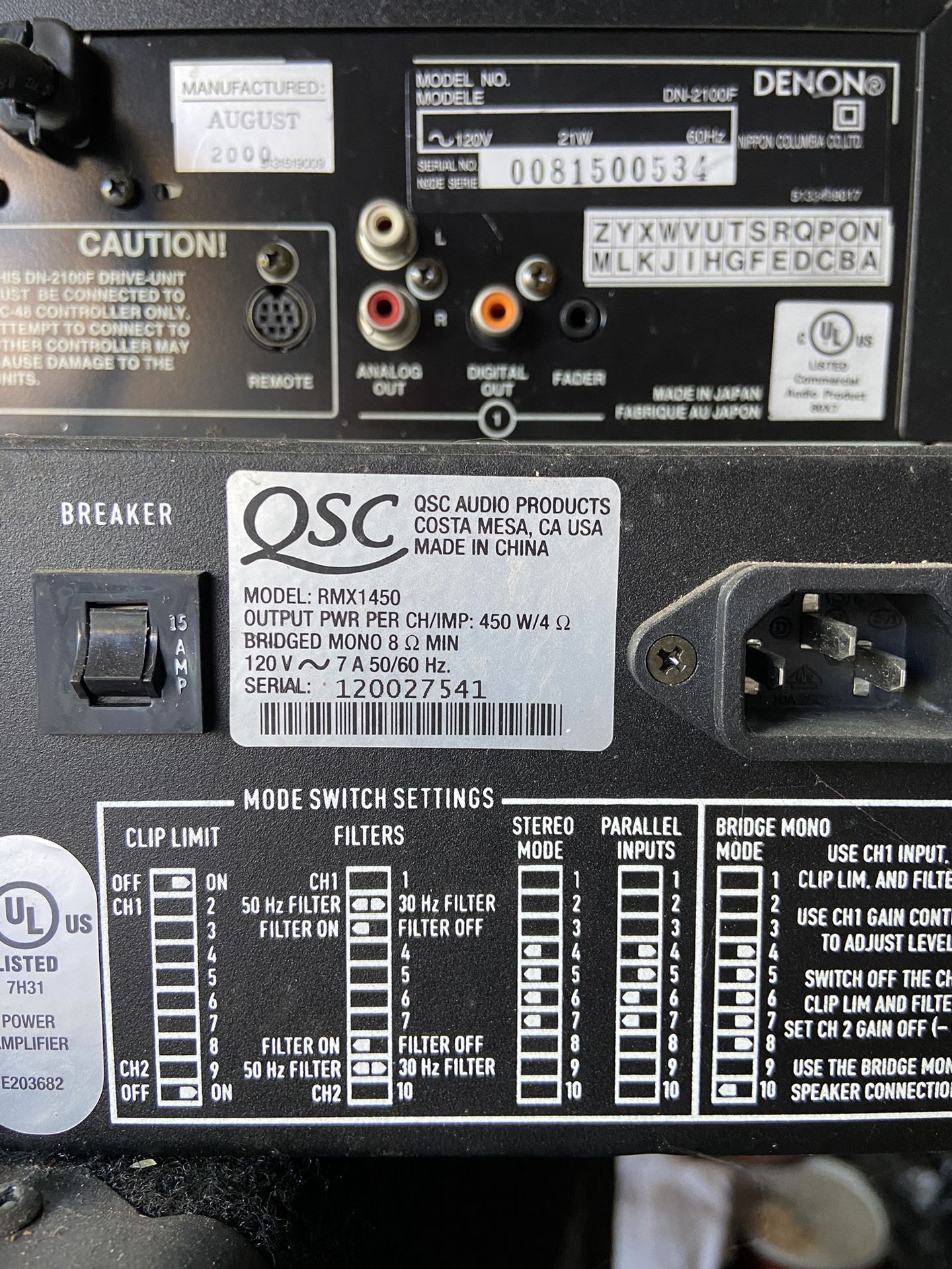 QSC RMX1450
