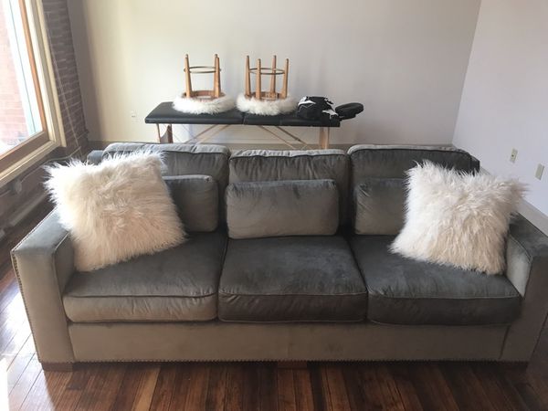 Arabella Pewter Sofa Obo For In St Louis Mo Offerup Arabella Pewter Sofa Obo St Louis