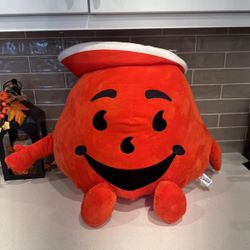 RARE Kool-Aid Man Jumbo Plush Toy 25” Inch Stuffed Animal Toy Big Large Figure
