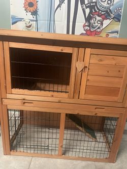 Large Rabbit Hutch Enclosure