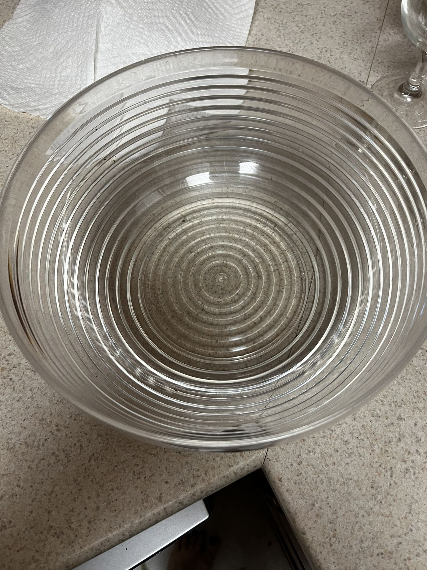 Big plastic bowl
