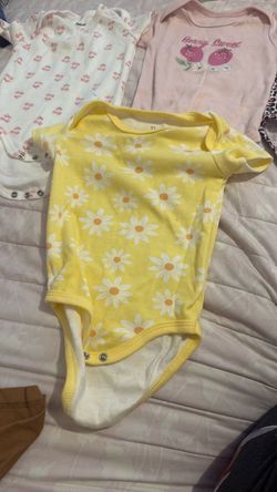 Baby Girl Onesie Bodysuit Lot of 3
