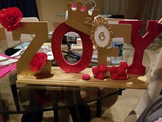 Hand made name plaque