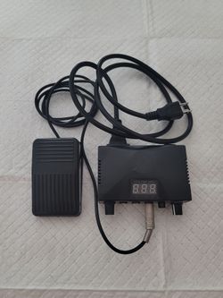 Tattoo Power Supply with Foot Pedal