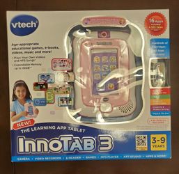 VTech InnoTab 3 The Learning App Tablet, Pink