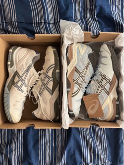 Two ASICS GEL RESOLUTION 5 Men’s Tennis Shoe Size 10