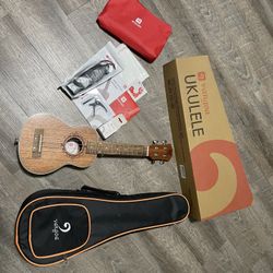 Ukulele Soprano Mahogany 21 Inch Professional Acoustic Ukulele 