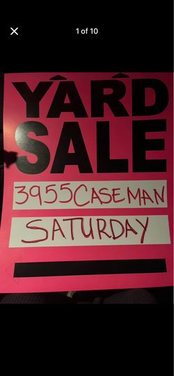 Garage sale