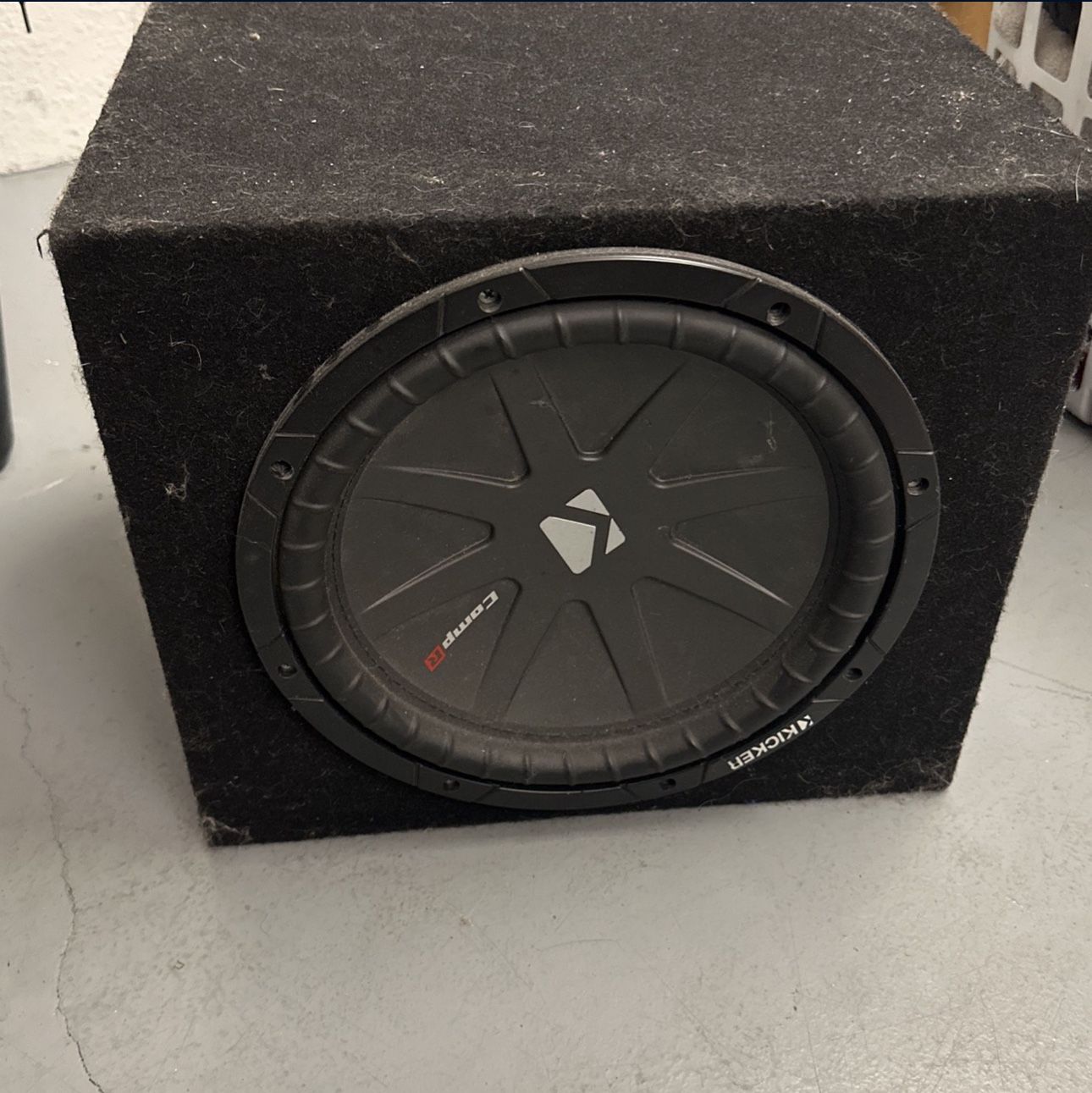 12 Inch Kicker Subwoofer In Sealed Box
