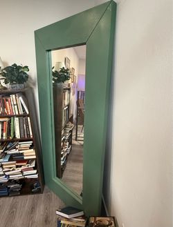 Green Tall Wall Mirror LARGE