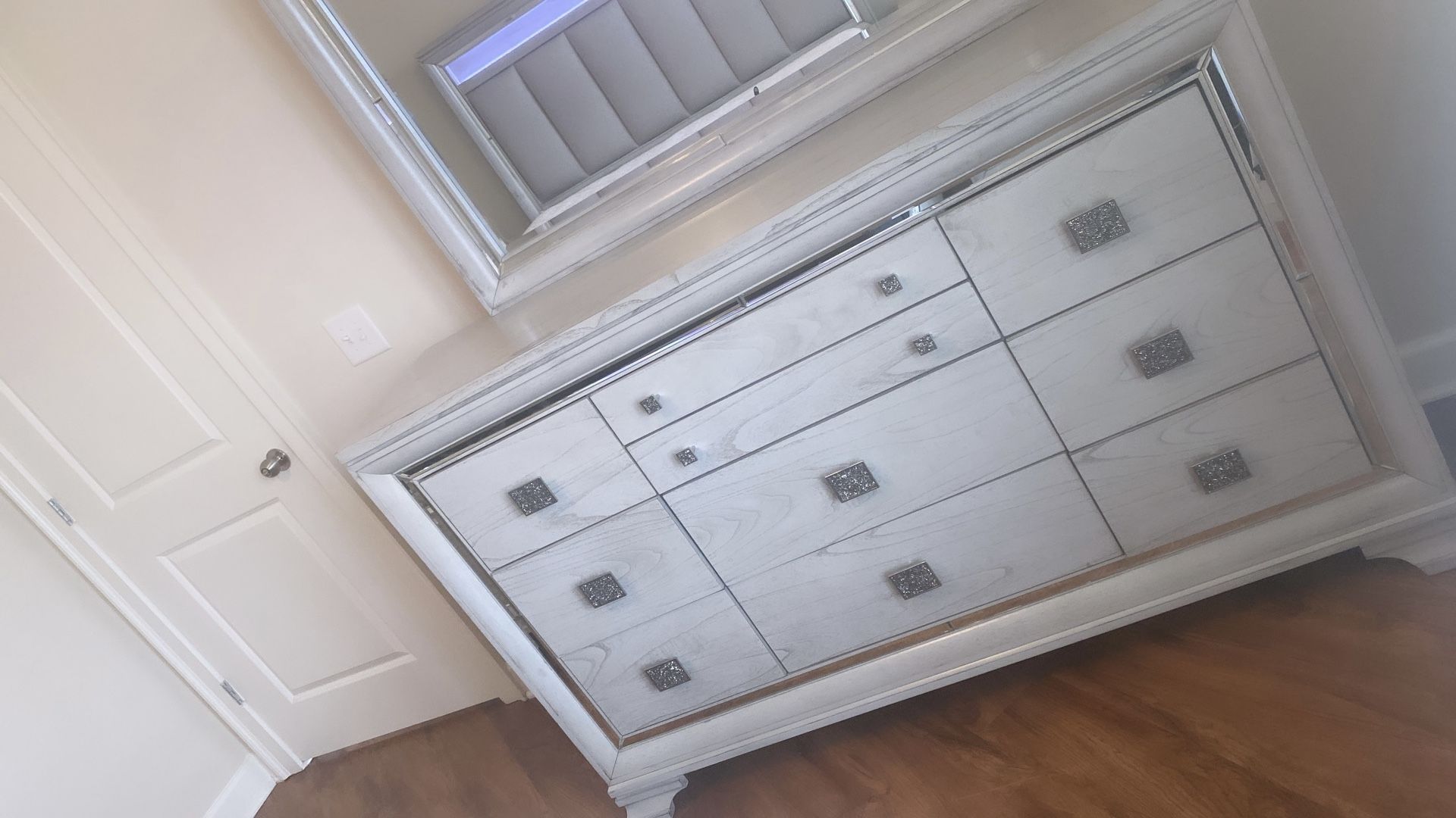 Large Dresser With Large Mirror