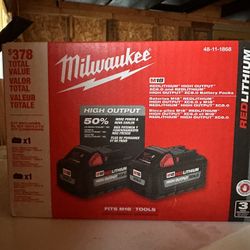 Milwaukee M18 8.0 / 6.0 High Output Battery Kit