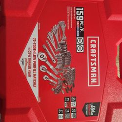 Craftsman 159-Piece Standard (SAE) and Metric Mechanic's Tool Set