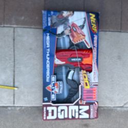 Large Nerf Mega Thunderbow Bow & Arrow Blaster Foam Dart Set NEW