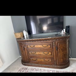 Real Marble Top Dresser
