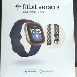 Brand New Fitbit Versa 3 w/Additional Strap