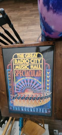 Rockettes Signed 1994 Poster