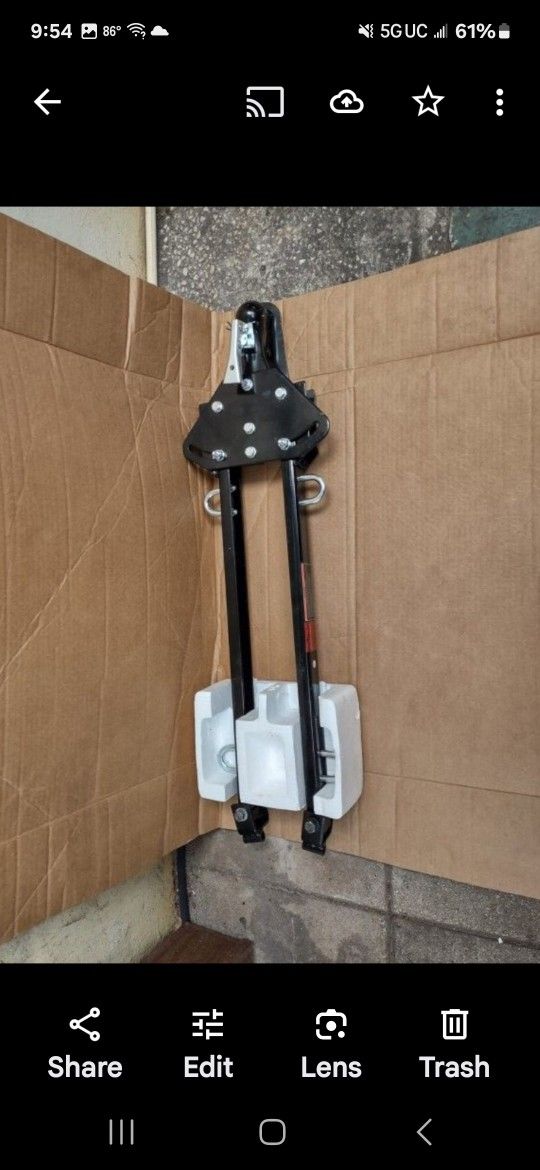 Tow Bar (Chain And Brackets Not Included) It's Available