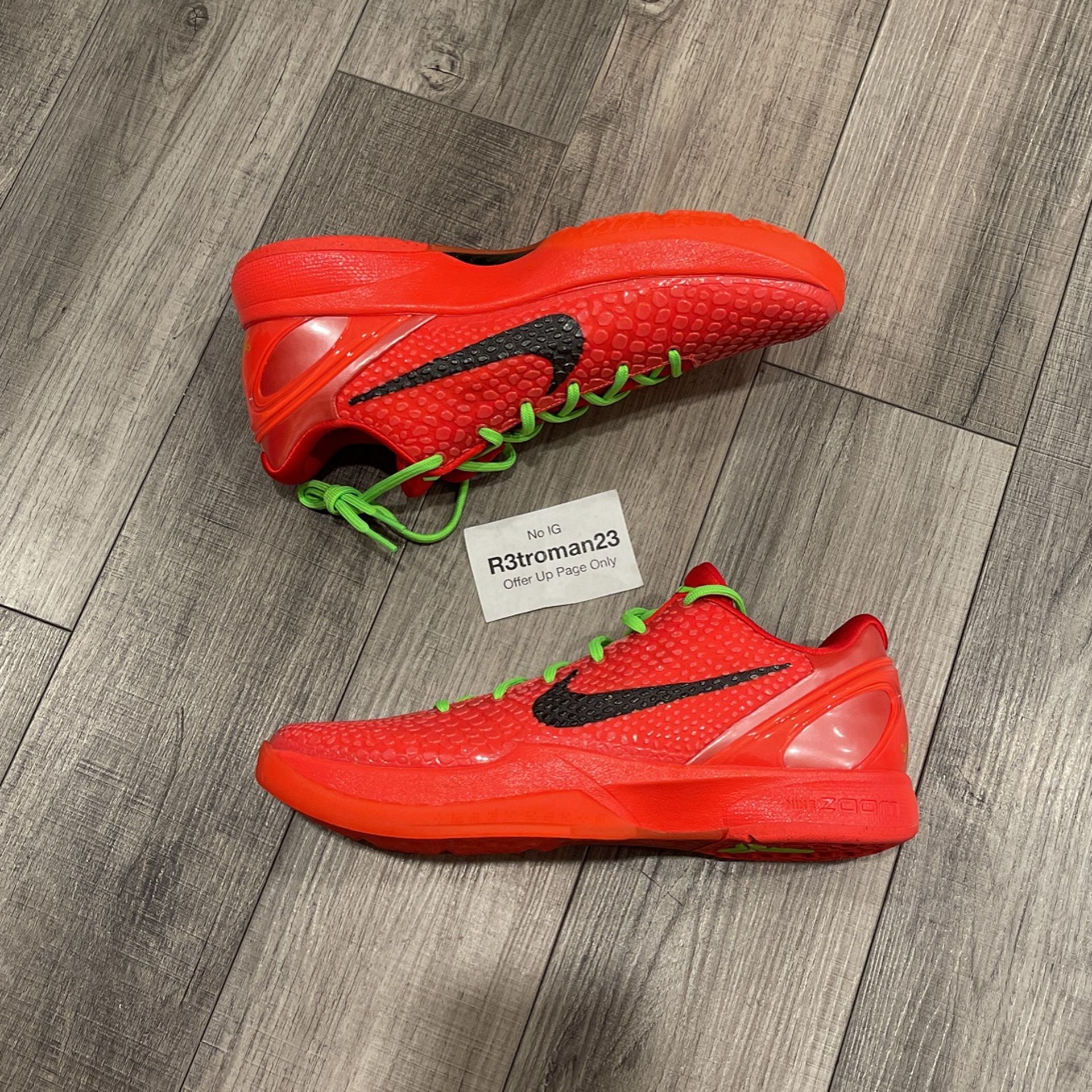 Nike Kobe 6 Reverse Grinch