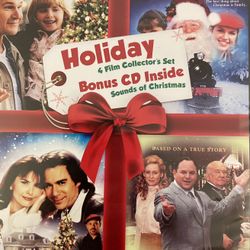 HOLIDAY Collector’s Set (DVD + CD) 4-Movies + Sounds Of Christmas CD!