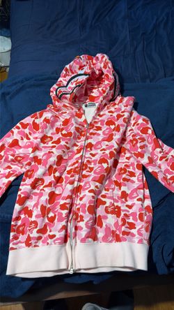 Pink bape sweater