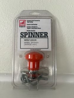 NEW - Tisco Steering Wheel Spinner - Orange Vinyl - WSV1250R