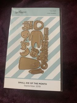 Spellbinders Eek-a-Boo Small Die Of The Month September 2019