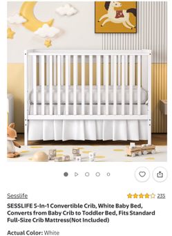 5-In-1 Convertible Crib