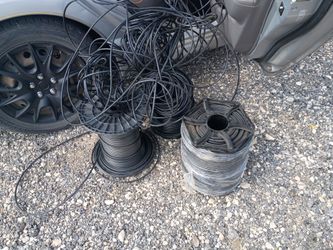 Black cable wire