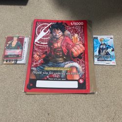 One Piece Card Game Crew Certificate 1/1000