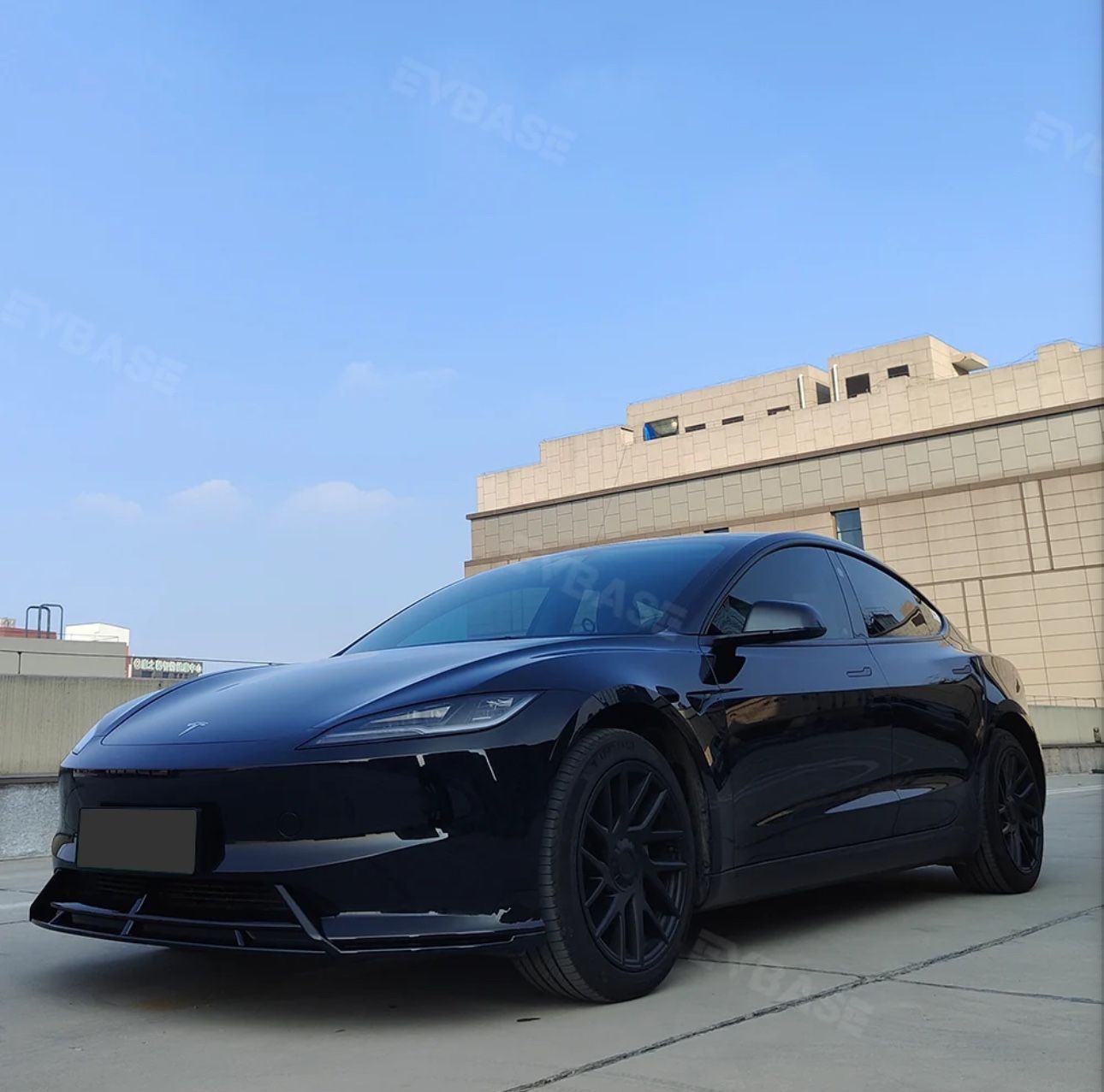 Tesla Model 3 Highland Front Bumper Lip Mecha Style Splitter