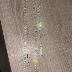 Cz Stone Tennis Chain 