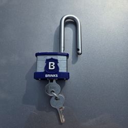 Brinks Lock W/2 Keys $5