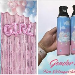 Gender Reveal Fire Extinguisher Color Blasters