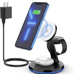 Weetla 3 in 1 Magnetic Wireless Charger Stand,