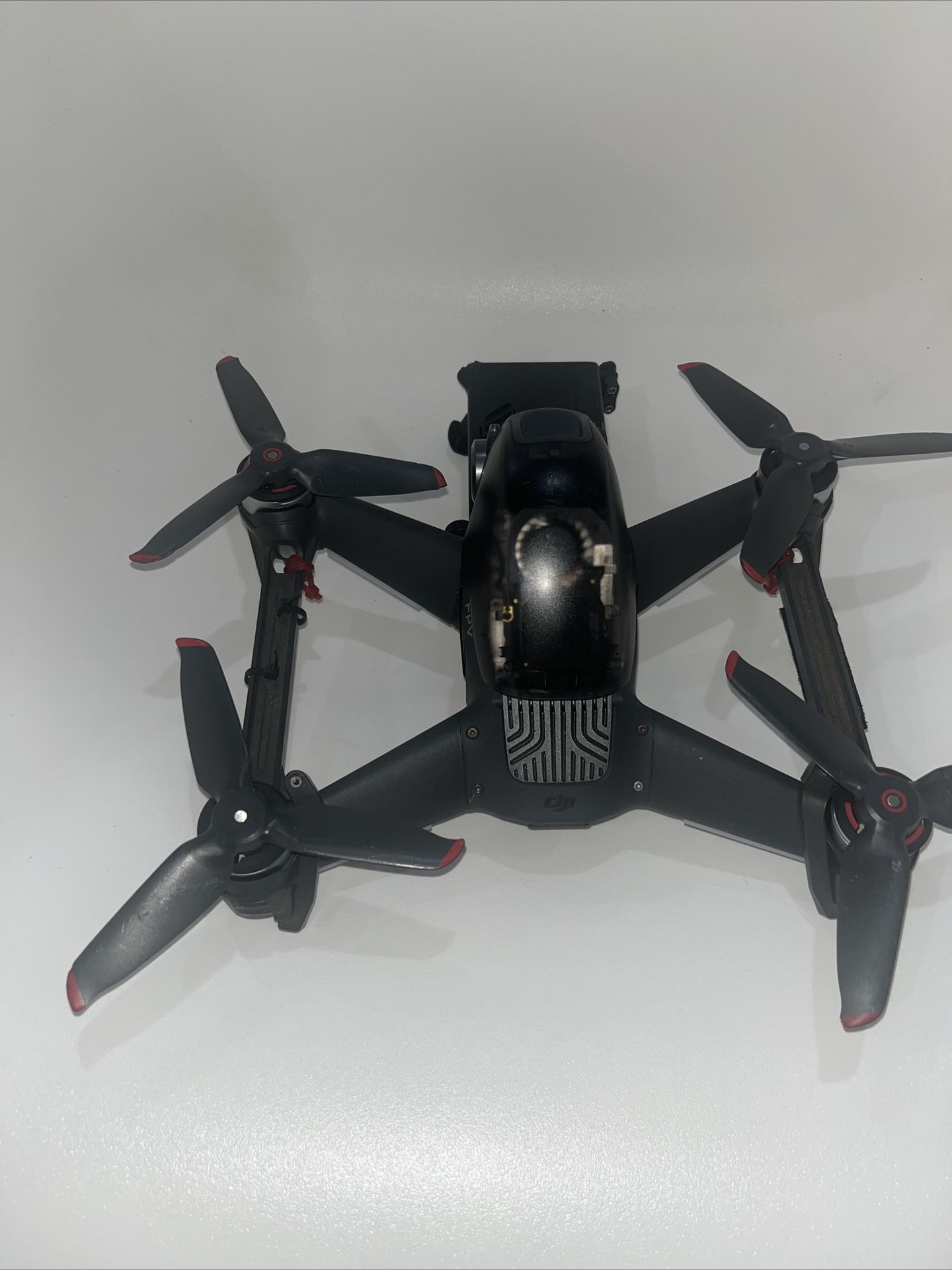 DJI FD1W4 FPV Quadcopter 4K Camera Drone with Battery For Parts Please Read