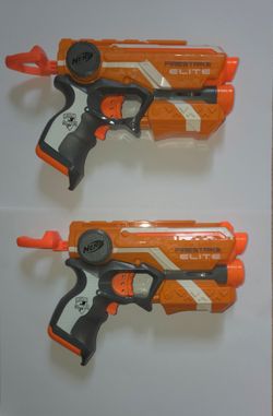 2x Nerf N-Strike Elite Firestrike Blasters