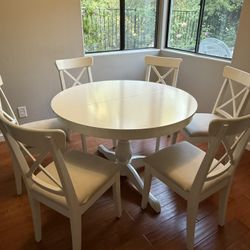 IKEA Table + 6 Chairs Only TODAY!