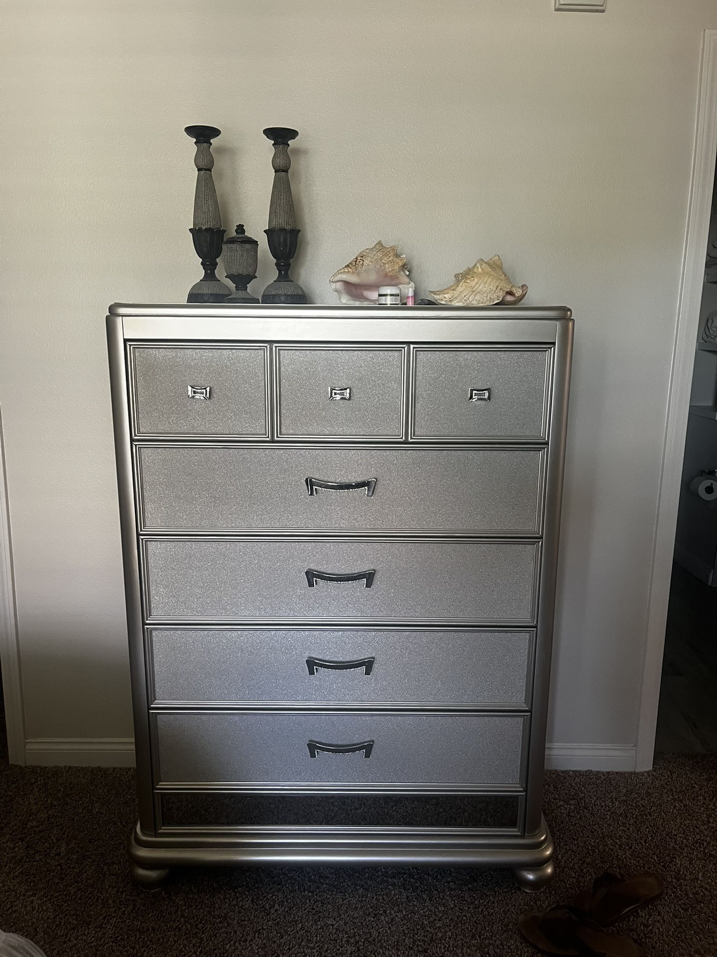 Tall Dresser And Matching Nightstands
