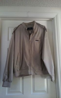 Beige Men's Jacket - Rare 80's Vintage "MEMBERS ONLY"