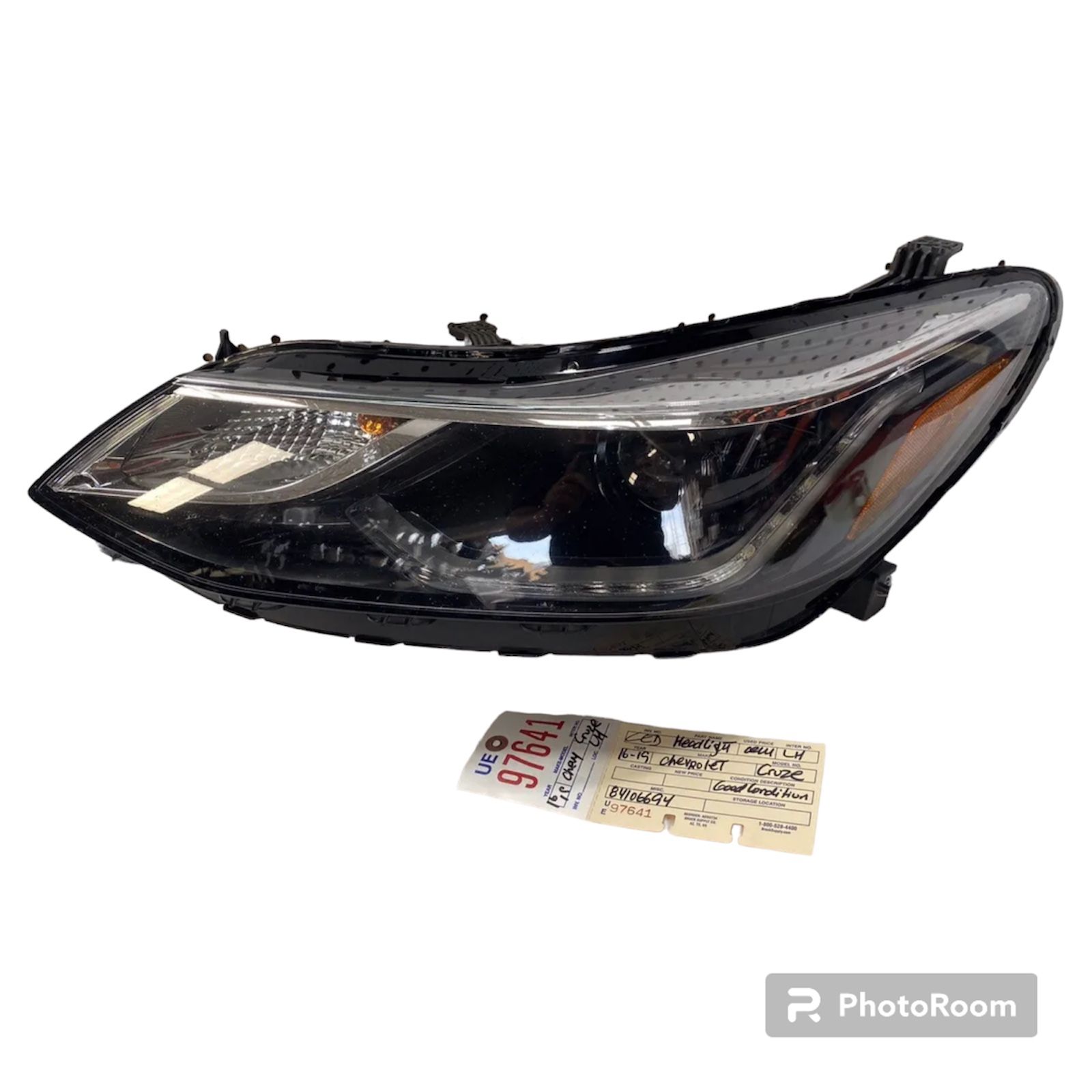 2016 2019 CHEVROLET CRUZE LEFT SIDE HEADLIGHT ASSEMBLY OEM