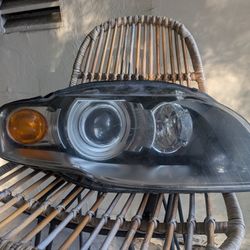 FOR 2005-2008 AUDI A4 QUATTRO S4 B7 HID MODEL PROJECTOR LEFT HEADLIGHT BLACK/CHROME