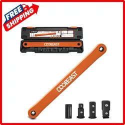 3/8 Inch Offset Extension Wrench Impact Ready Socket Wrench Extender Tool with V