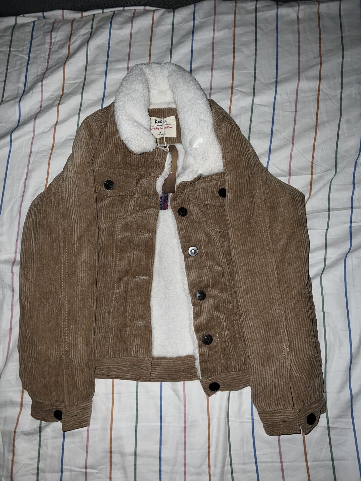 Corduroy Sherpa Lined jacket