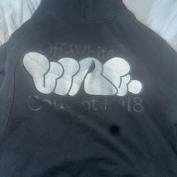off white x virgil hoodie, XL, black 