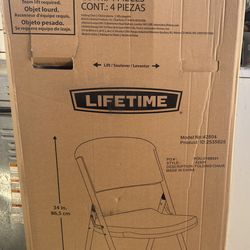 Foldable chairs: Brand: Lifetime