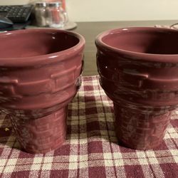 Longaberger Ice Cream Cups
