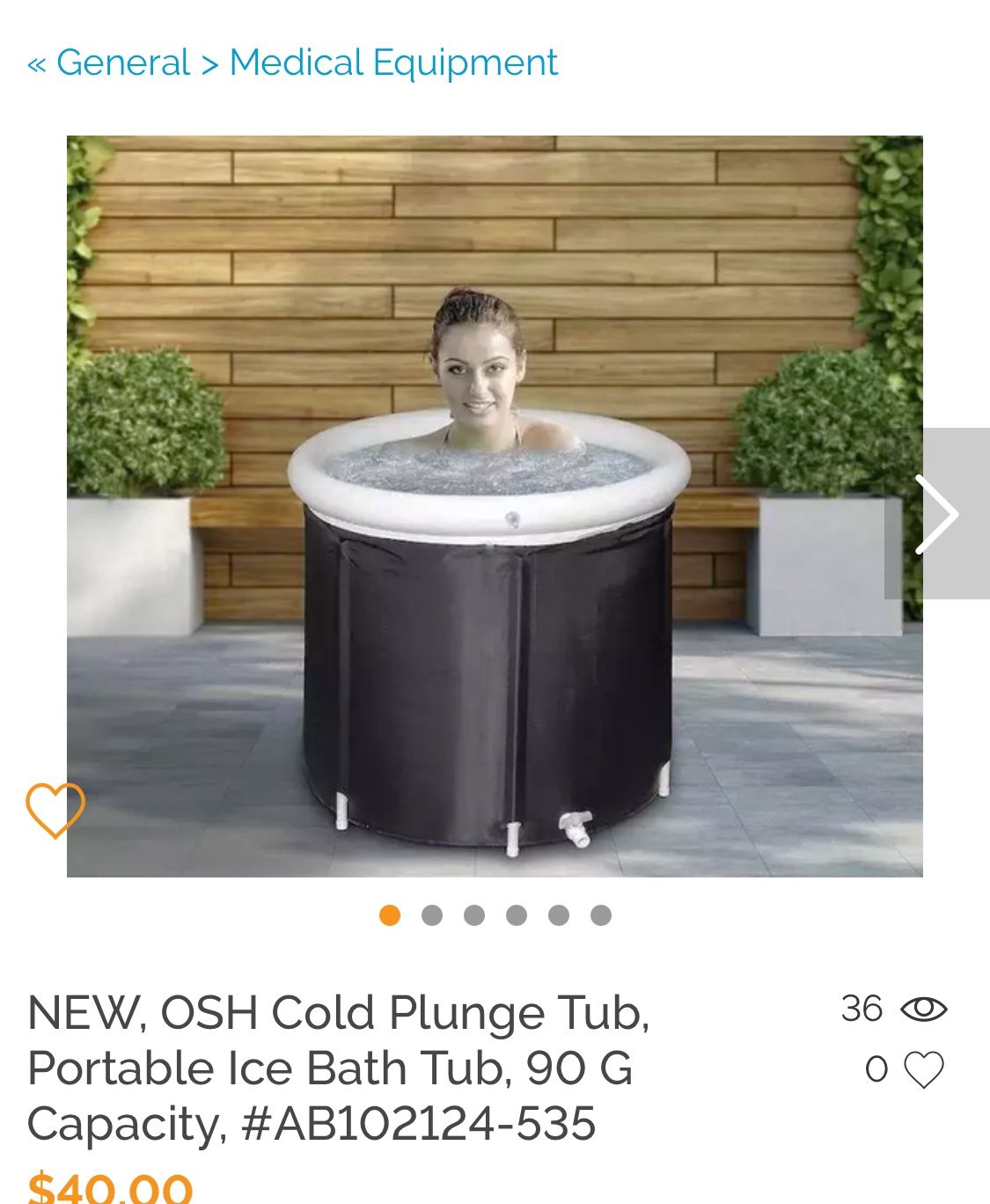 Portable Ice Bath