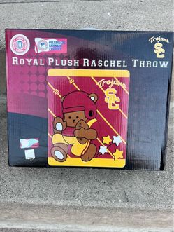 USC TROJANS THROW BLANKET NCAA TROJANS 40x50 BLANKET