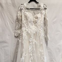 Brand-new white dress